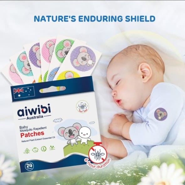 Baby Mosquito Repellent Patches (12 pc)